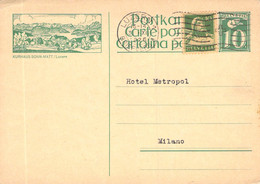 Schweiz GS Mit Zfr. Luzern 1926 Kurhaus Sonn-Matt Luzern - Stamped Stationery