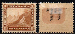 NICARAGUA - 1871 - Liberty Cap On Mountain Peak; From Seal Of Country - MH - Nicaragua