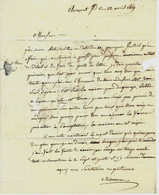 1829 POTERIE FAIENCES LETTRE CLERMONT FERRAND => Le Montet Saone Et Loire (Palinges) Mr Laujorrois Fabricant - 1800 – 1899