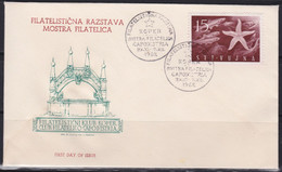 Italy Yugoslavia Zone B Trieste 1952 Philatelic Exhibition FDC Michel 83 - Other & Unclassified