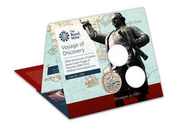 Great Britain UK £2 Coin James Cook - 2020 Royal Mint Pack - 2 Pond