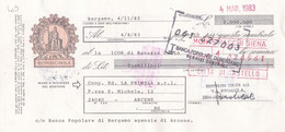 CAMBIALE - L. 15.000 - BERGAMO 1982 - CON  3 IMPOSTA DI BOLLO L. 1000 +L. 3000+ 5000 - Letras De Cambio