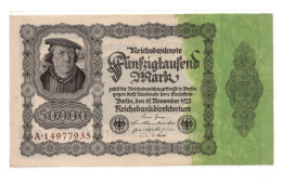 Germany 50000 Mark 1922 P-79  AUNC - 50000 Mark