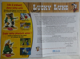 FLYERS  COLLECTION ATLAS LES FIGURINES LUCKY LUKE 2003 (4) - Objets Publicitaires