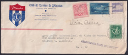 1930-H-62 CUBA REPUBLICA LG-2140 1930 CLUB DE LEONES DE PLACETAS DETENIDA POR FALTA DE FRANQUEO POSTMARK. - Cartas & Documentos