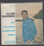 Disque Vinyle 45t - Alain Barrière - Tant - Otros - Canción Francesa