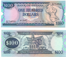 Guyana 100 Dollars 1996 Older Series P-31 UNC - Guyana