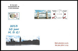 DUOSTAMP** / MYSTAMP** - Tower Bridge - La Tamise / De Thames / Die Themse / The Thames - Brieven En Documenten