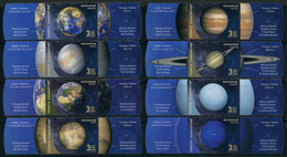Türkiye 2020 Mi 4601-4608 MNH, The Planets | Print Run: 7.500 (Limited) - Unused Stamps