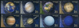 Türkiye 2020 Mi 4601-4608 MNH, The Planets | Print Run: 7.500 (Limited) - Unused Stamps