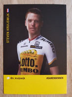 Kaart Steven Kruijswijk - Team LottoNl - Jumbo - 2016 - Cycling - UCI - Netherlands - Cycling