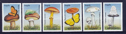 6 Timbres Neufs ** Angola N) 1357 A à 1357 F Champignon,3 Insectes - Pilze