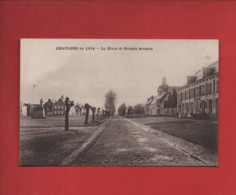 CPA -  Chaulnes En 1914 - La Place Et Grande Avenue - Chaulnes