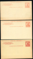 UX37 3 Postal Cards COLOR SHADES Mint 1926 Cat. $19.00 - 1921-40