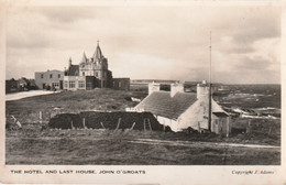 JOHN O GROATS - THE HOTEL AND LAST HOUSE.  HOUE CACHET - Caithness