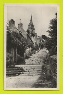 22 LANNION N°17 L'Escalier De BRELEVENEZ 142 Marches Carte Postée De 22 Pluzunet En 1948 - Lannion