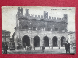 Cartolina - Piacenza - Palazzo Gotico - 1914 - Piacenza
