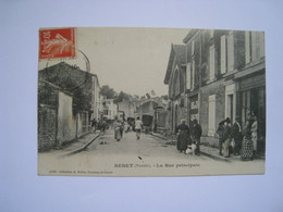 CPA BENET (Vendée) - La Rue Principale - Altri Comuni