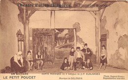 THEATRE-FOLIES BERGÈRES- LE PETIT POUCET , MUSIQUE DE DELCROIX - Théâtre