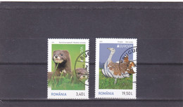 RUMANIA /ROMANIA / RUMÄNIEN -EUROPA 2021 -ENDANGERED NATIONAL WILDLIFE", Stamp Full Set Used. - Oblitérés