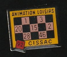 73551- Pin's - Loto.Cissac-Médoc.Gironde En Région Nouvelle-Aquitaine. - Jeux