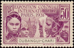 OUBANGUI CHARI  - Exposition Coloniale à Paris - Neufs
