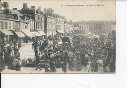 GRANDVILLIERS  Le Jour Du Marche 1918 - Grandvilliers