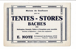 Buvard E. NOYE Lyon Tentes Stores Baches Parasols Parapluies Baldaquins - Agricultura