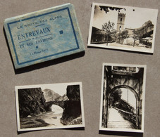 Entrevaux (Alpes-de-Haute-Provence) Et Environs, Lot De 3 Photos Tirées D'une Pochette La Route Des Alpes - Places