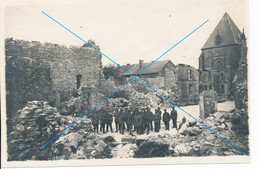 Photo Brieulles-sur-Bar Ardennes Bombardé Occupés Par Allemands  - 25. Reserve-Division 1WW - 1914-18