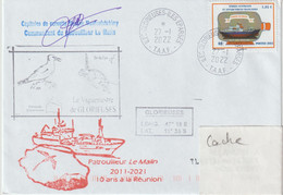 14140  Patrouilleur LE MALIN - Îles GLORIEUSES - ÎLES ÉPARSES - TAAF Le 27/1/2022 - Briefe U. Dokumente