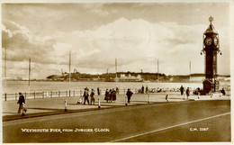 DORSET - WEYMOUTH - PIER FROM JUBILEE CLOCK  RP Do996 - Weymouth