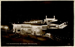 DORSET - WEYMOUTH - THE BANDSTAND BY NIGHT  RP Do993 - Weymouth