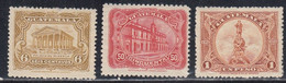 Guatemala, Scott #219, 222-223, Mint Hinged, Scenes Of Guatemala, Issued 1926 - Guatemala