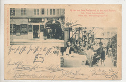 AK Wien VII - Mariahilferstrasse Restaurant Zu Den Drei Kronen 1902 - Other & Unclassified