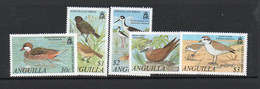 BIRDS -  ANGUILLA - 2001-  BIRDS SET OF 5   MINT NEVER HINGED  SG CAT £12+ - Penguins