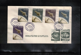 Paraguay 1962 Space / Raumfahrt Astronauts John Glenn And Scott Carpenter FDC - América Del Sur