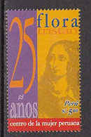 2004 Peru Flora Tristan Women's Center Complete Set Of 1 MNH - Peru