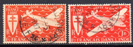 Inde: Yvert N° A 1/2 - Used Stamps