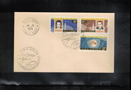 Vietnam 1964 Space / Raumfahrt Russian Exploration Of Space Imperforated Set FDC - Azië