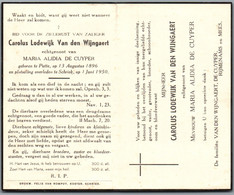 Bidprentje Putte - Van Den Wijngaert Carolus Lodewijk (1896-1950) - Images Religieuses