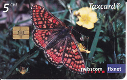 TARJETA DE SUIZA DE UNA MARIPOSA (BUTTERFLY) - Butterflies