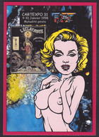 CPM Marilyn Monroe Pin Up Tirage 30 Ex. Numérotés Signés Par JIHEL Cartexpo 1998 Lampe à Pétrole - Borse E Saloni Del Collezionismo