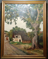 Maison à Colombages Et Vieil Arbre/ Half-timbered House And Old Tree - Olii