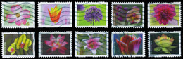 Etats-Unis / United States (Scott No.5558-67 - Garden Beauty) (o) Set Of 10 - Gebraucht