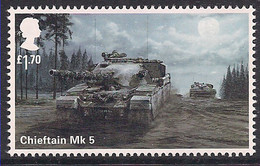 GB 2021 QE2 £1.70 British Army Vehicles Chieftan Mk 5 Tank Umm ( R1250 ) - Unused Stamps