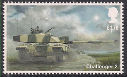 GB 2021 QE2 £1.70 British Army Vehicles Challenger 2 Tank Umm ( T15 ) - Unused Stamps