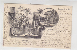 Boppard A. Rh. - Hospitalgasse , Schweinstor - 1906 - Boppard