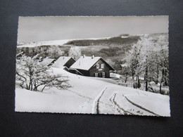 BRD 1956 Michel Nr.248 EF Mit Sonderstempel Echtfoto AK Berggasthof Und Pension Rhönhaus Bischofsheim - Alberghi & Ristoranti