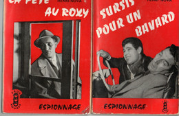 Romans Espionnage Feux Rouges Ferenczi * La Fête Au Roxy & Sursis Pour Un Bavard *  N : 17 Et 49  De1959 & 1960 - Otros & Sin Clasificación